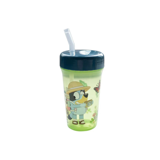 Vaso con cañita Bluey