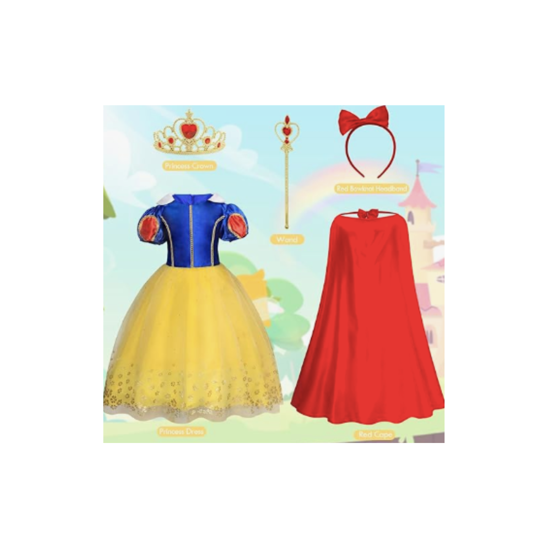 Disfraz de Blanca Nieves con Accesorios