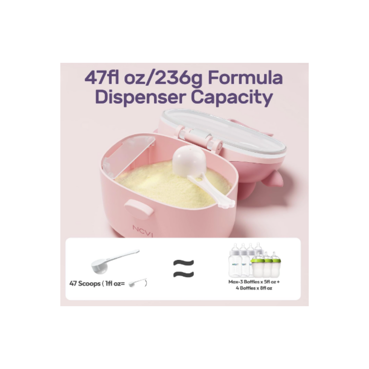 NCVI Dispensador de Fórmula para Bebés
