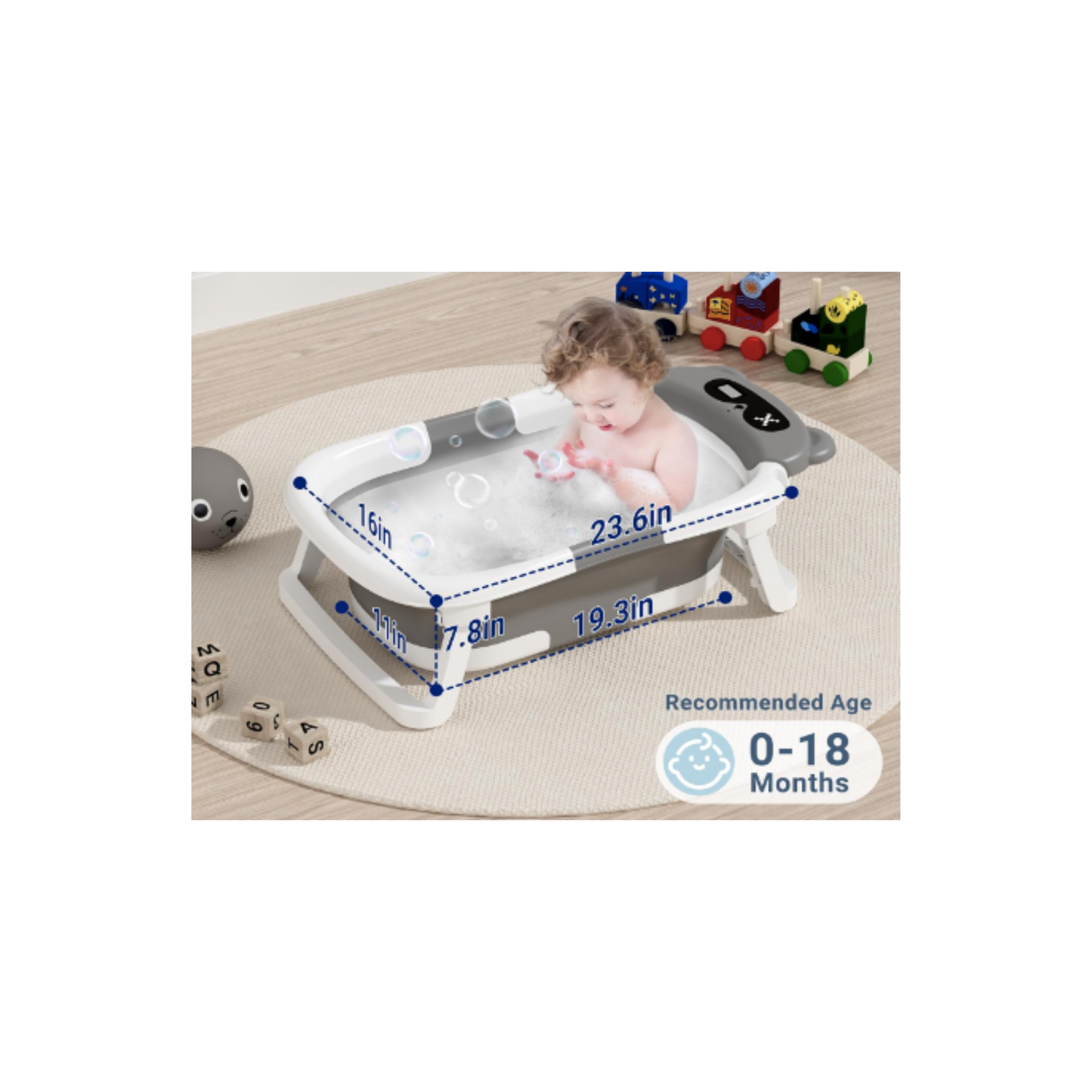 Bañera Plegable Para Bebés