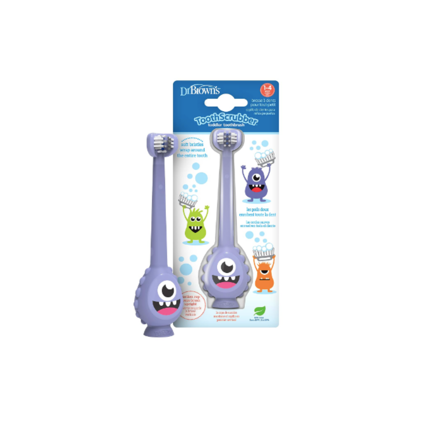 Dr. Brown's Cepillo de Dientes de tres caras para Niños