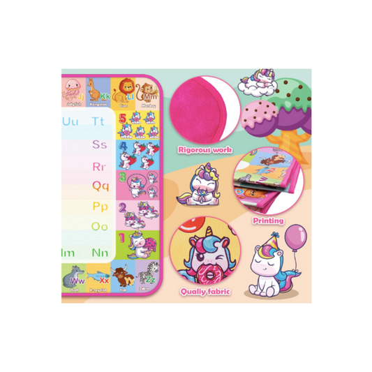 Alfombrilla de dibujo de agua acuática Tapete de dibujo