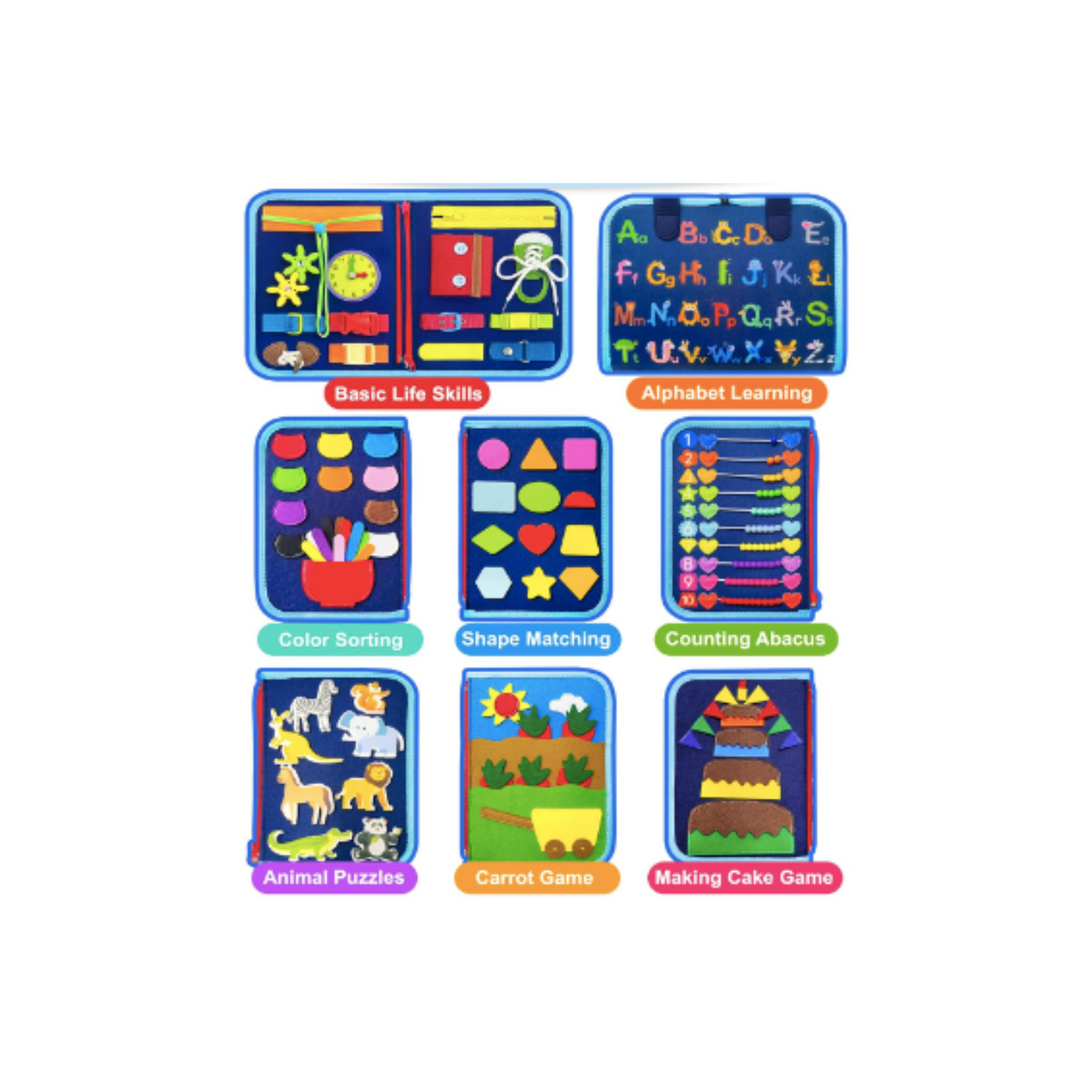 Tablero Montessori de Juego
