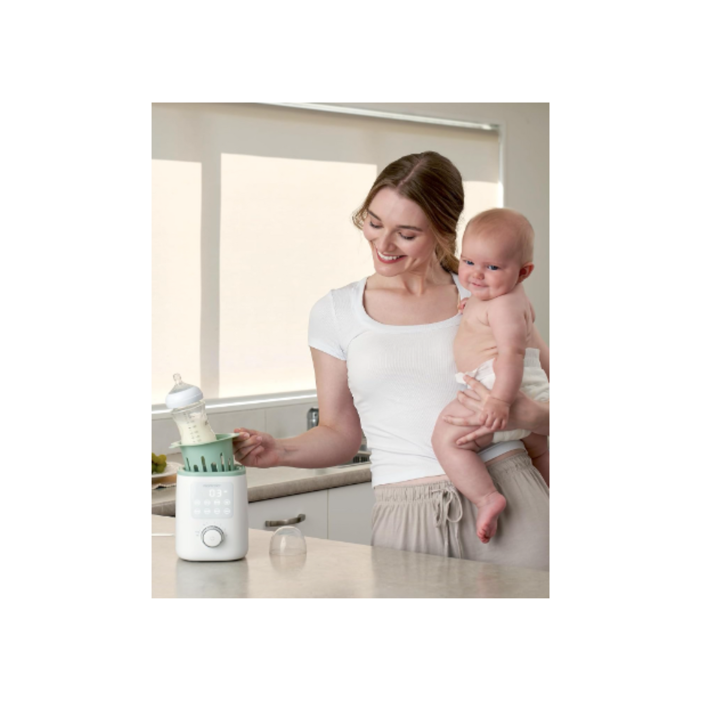 Momcozy Nutri Calentador de biberones 9 en 1