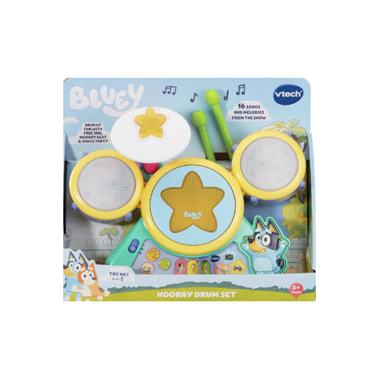 VTech Juego de batería Bluey Hooray