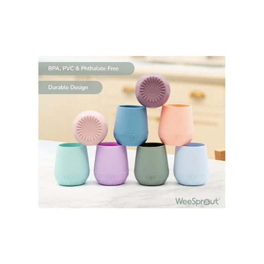 WeeSprout Vasos de entrenamiento de Silicona