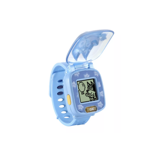 Reloj interactivo inspirado en Bluey