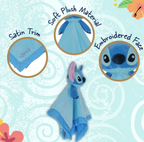 Manta de Apego Stich Azul