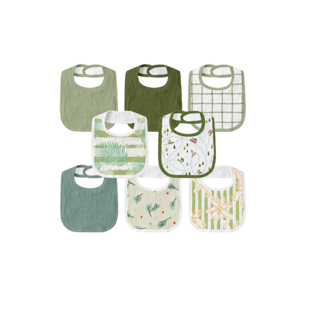 GLLQUEN BABY Baberos de Muselina