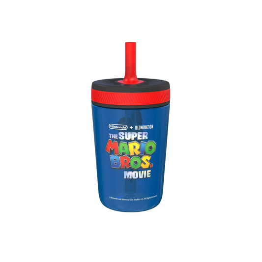 Vaso Mario Bross con cañita