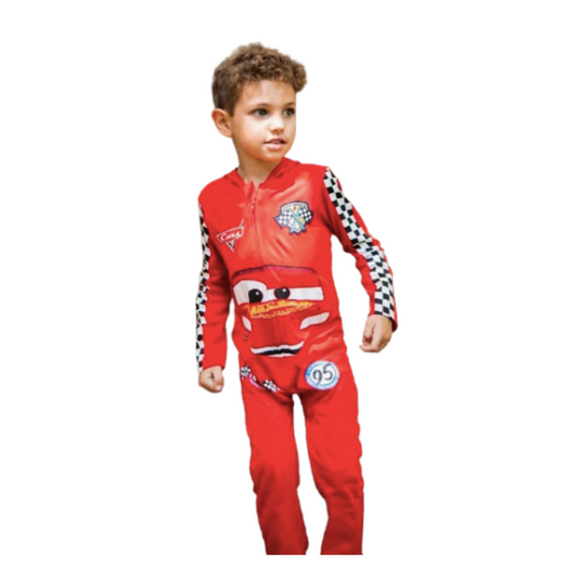 Disfraz Enterizo Cosplay Rayo McQueen