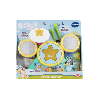 VTech Juego de batería Bluey Hooray