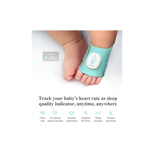 Baby Monitor Plus 2.5K Cámara Seguimiento de frecuencia cardíaca y movimiento