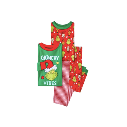 Conjunto 4 Piezas The Grinch Navidad