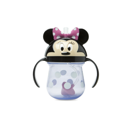 Vaso con cañita de Minnie Mouse
