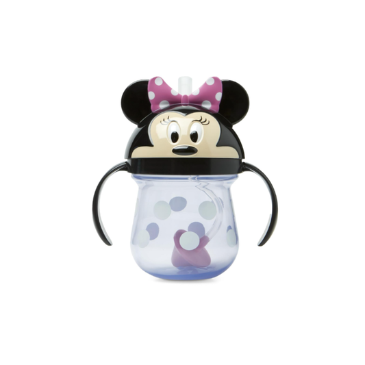 Vaso con cañita de Minnie Mouse