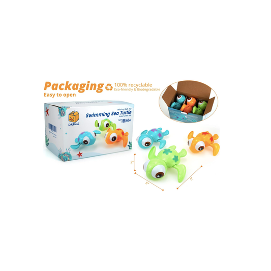 Juguete de baño de tortugas nadadoras