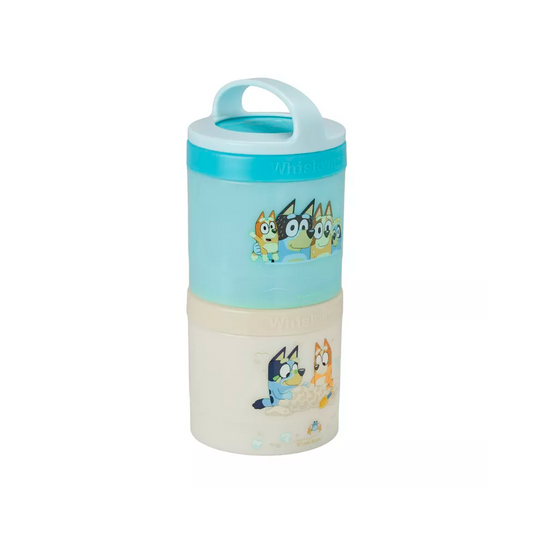 Contenedor Bluey azul y amarillo