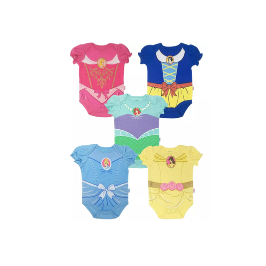 Disney Princesas Pack de 5 Bodys