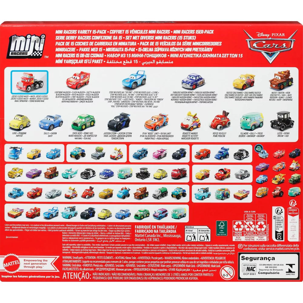 Cars Minis Pack x15