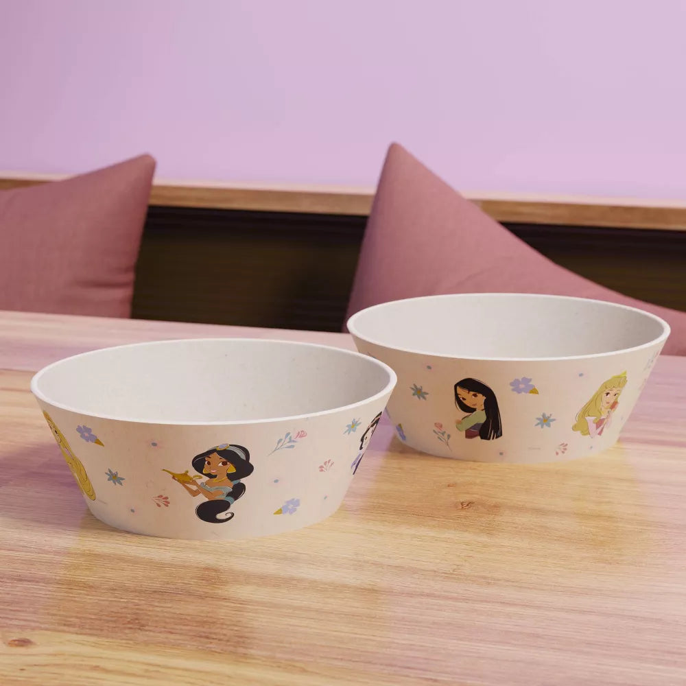 Set de bowls bamboo Princesas Disney