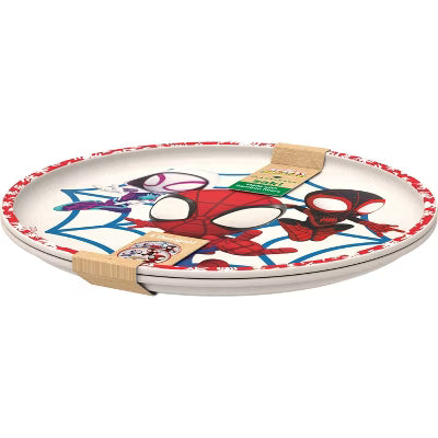 Set de platos de Bamboo Spiderman