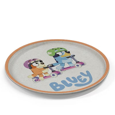 Set de platos de Bamboo Bluey