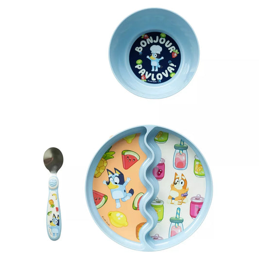 Set de platos Bluey