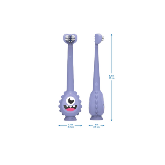 Dr. Brown's Cepillo de Dientes de tres caras para Niños