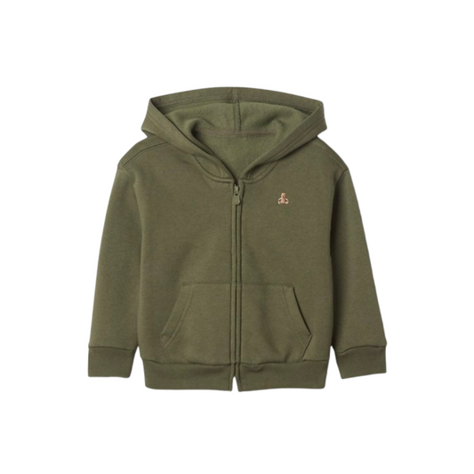 Polera con capucha verde Gap