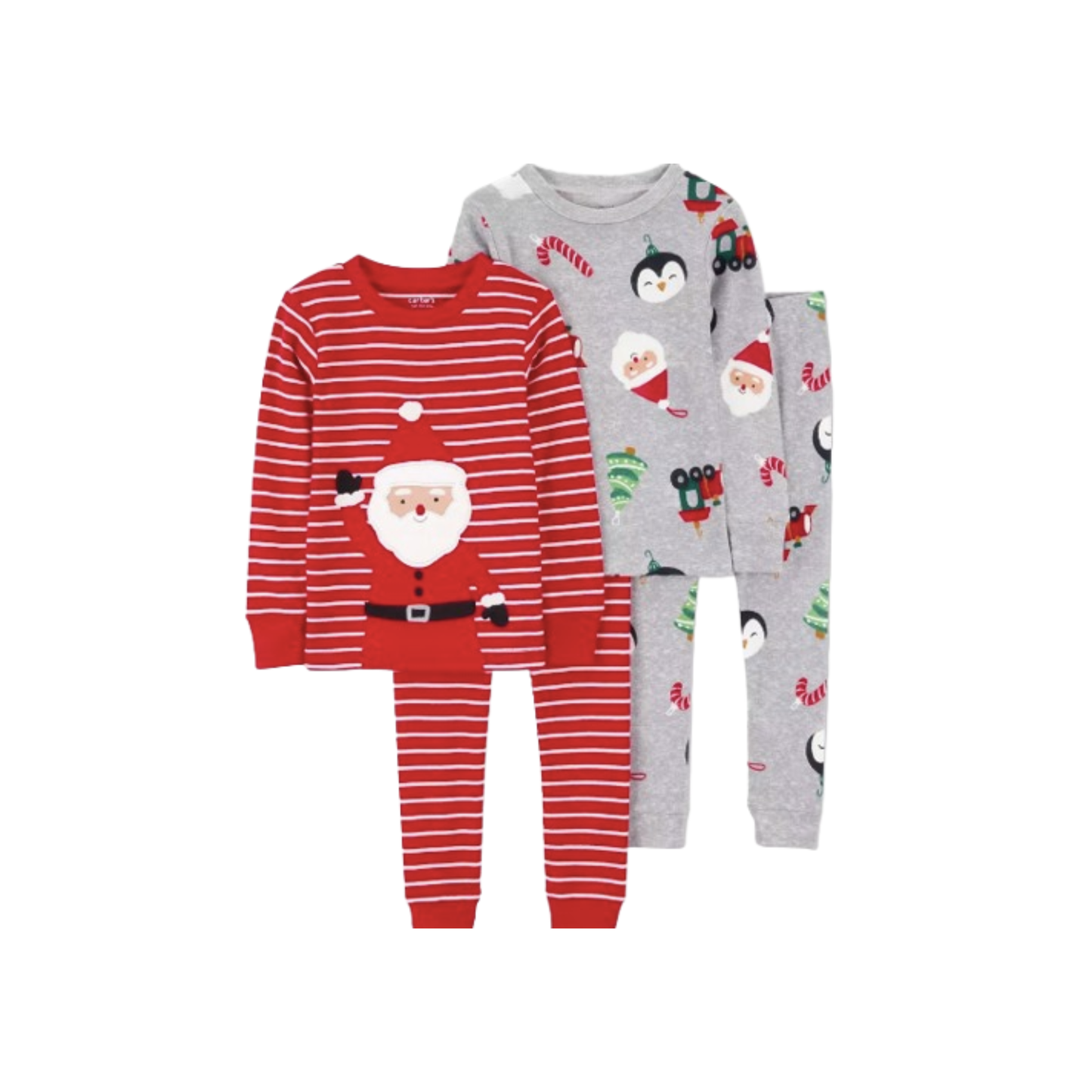 Carters Conjunto Pijama 4 Piezas Navidad