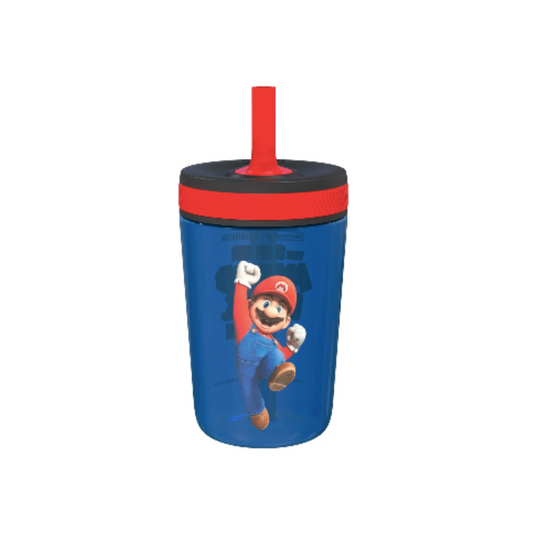 Vaso Mario Bross con cañita